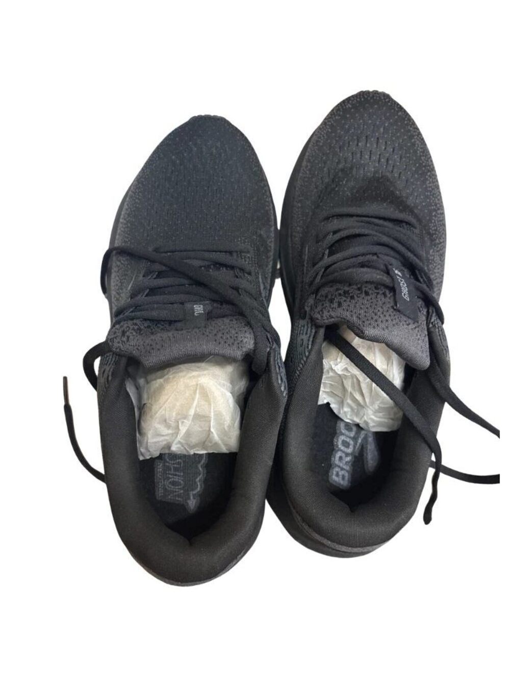 Brooks Ghost 16 Mens 9 Extra Wide Black Ebony Running Shoes 1104181D020 New